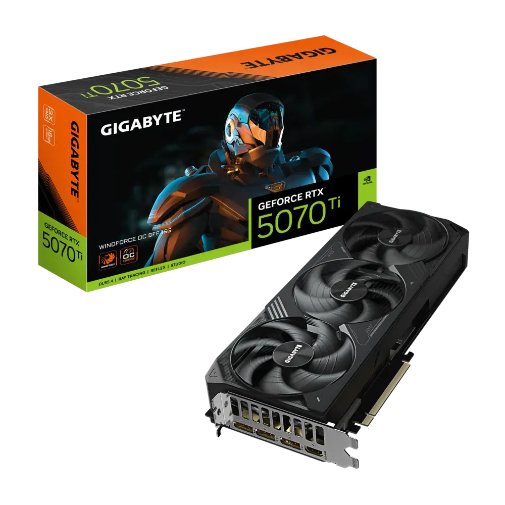 Gigabyte GeForce RTX 5070 Ti WINDFORCE OC SFF 16GB 256BIT DDR7