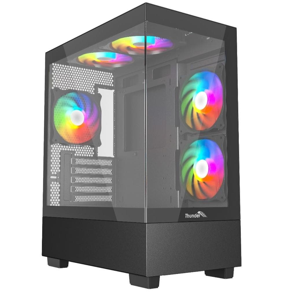 Thunder Black Fox TGC-747 ARGB MicroATX Gaming PC Case Price in Pakistan