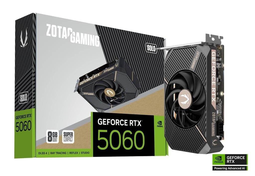 ZOTAC GAMING GeForce RTX 5060 SOLO 8GB 128BIT GDDR7 PRICE