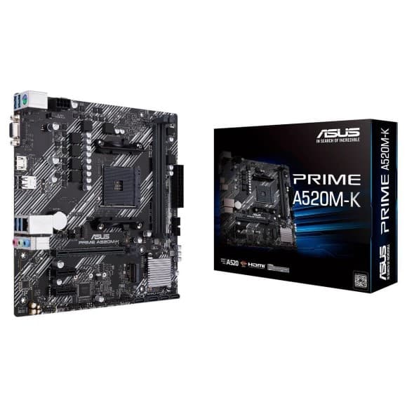 ASUS Prime A520M-K mATX AMD AM4 Motherboard