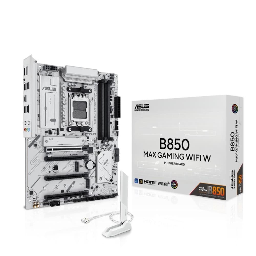 ASUS ROG STRIX B850 MAX GAMING WIFI White AMD AM5 ATX Motherboard
