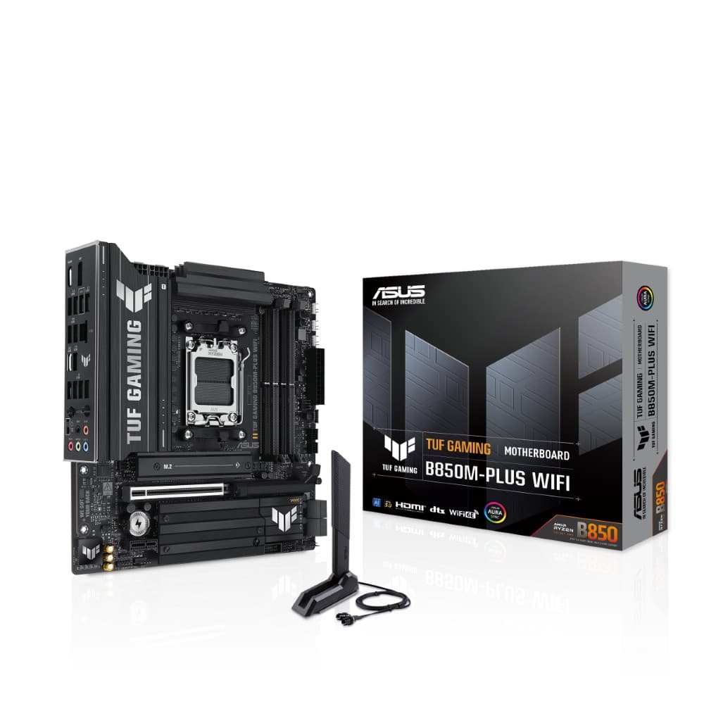 ASUS TUF GAMING B850M-PLUS WIFI AMD AM5 Micro-ATX Motherboard