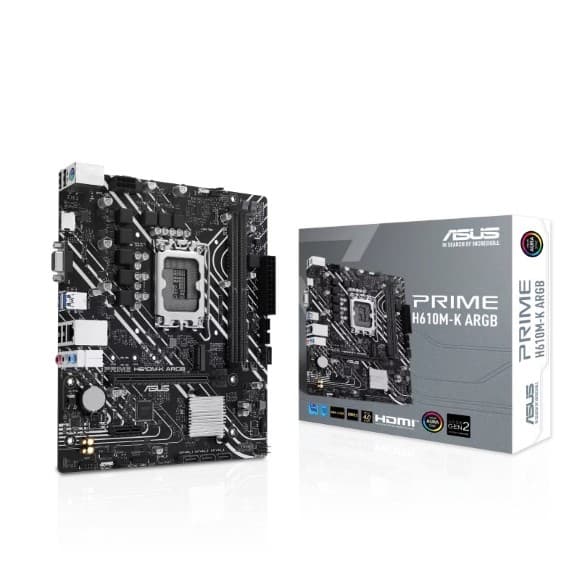 ASUS Prime H610M-K D5 Intel LGA 1700 Micro-ATX DDR5 Motherboard