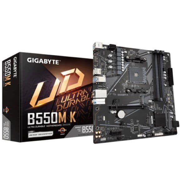 Gigabyte B550M K AMD AM4 Micro-ATX Motherboard