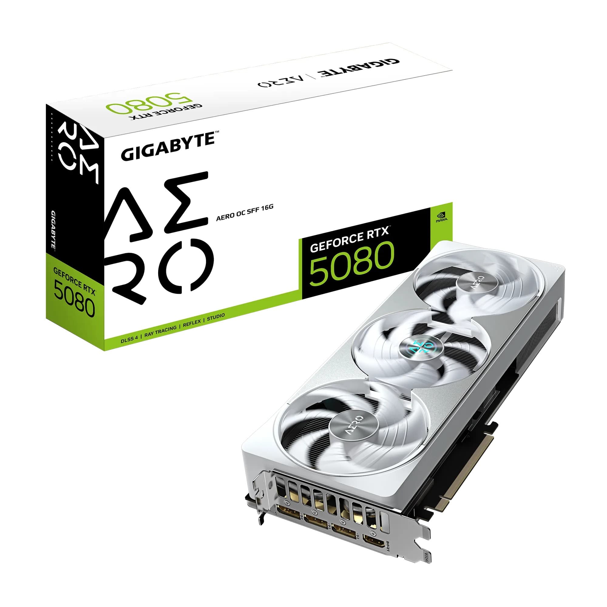 Gigabyte AERO GeForce RTX 5080 OC 16GB GDDR7 PCI Express 5.0 256-bit GPU