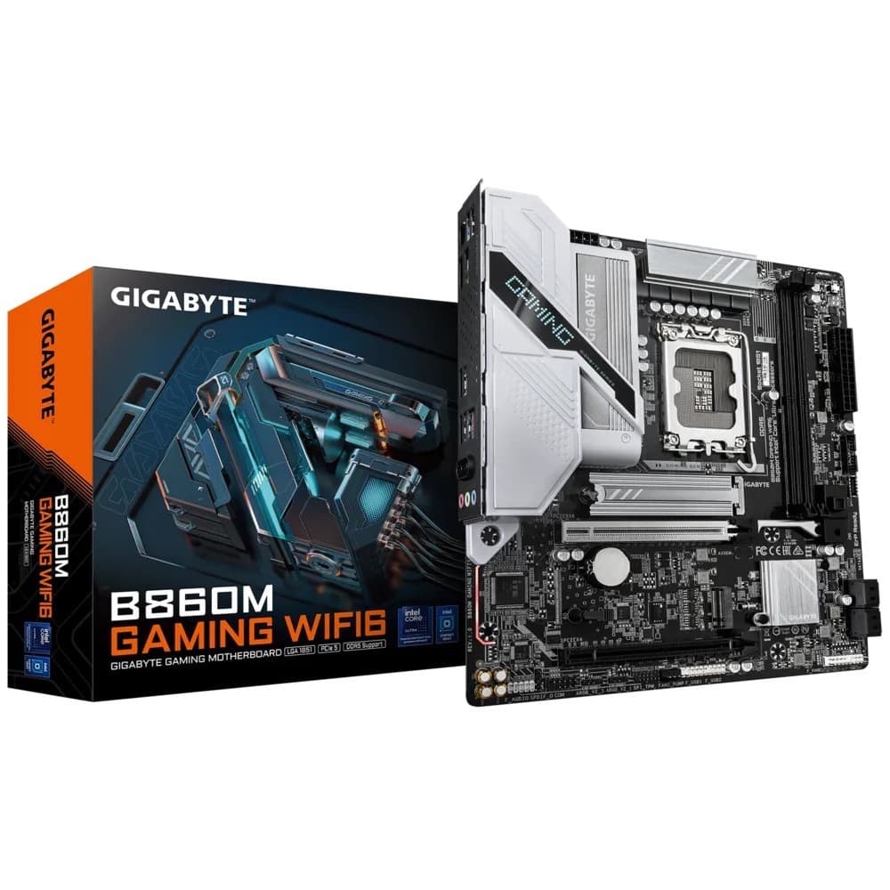 GIGABYTE B860M GAMING WIFI6 Intel LGA1851 Micro-ATX Motherboard