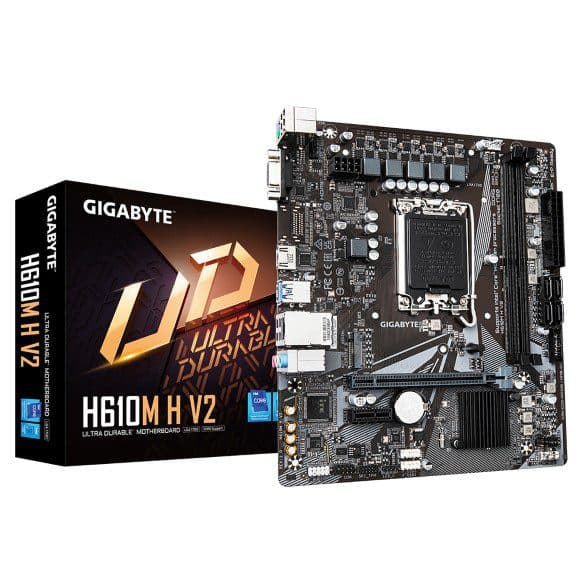 Gigabyte H610M H V2 DDR5 Intel LGA 1700 Micro-ATX Motherboard