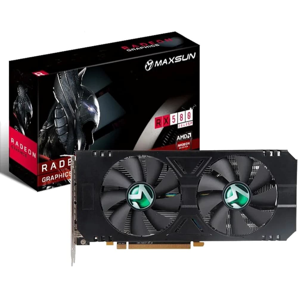 MAXSUN RX 580 8GB 2048SP Overseas Edition M.2 Gaming GDDR5 256 bits PCI Express 3.0 GPU