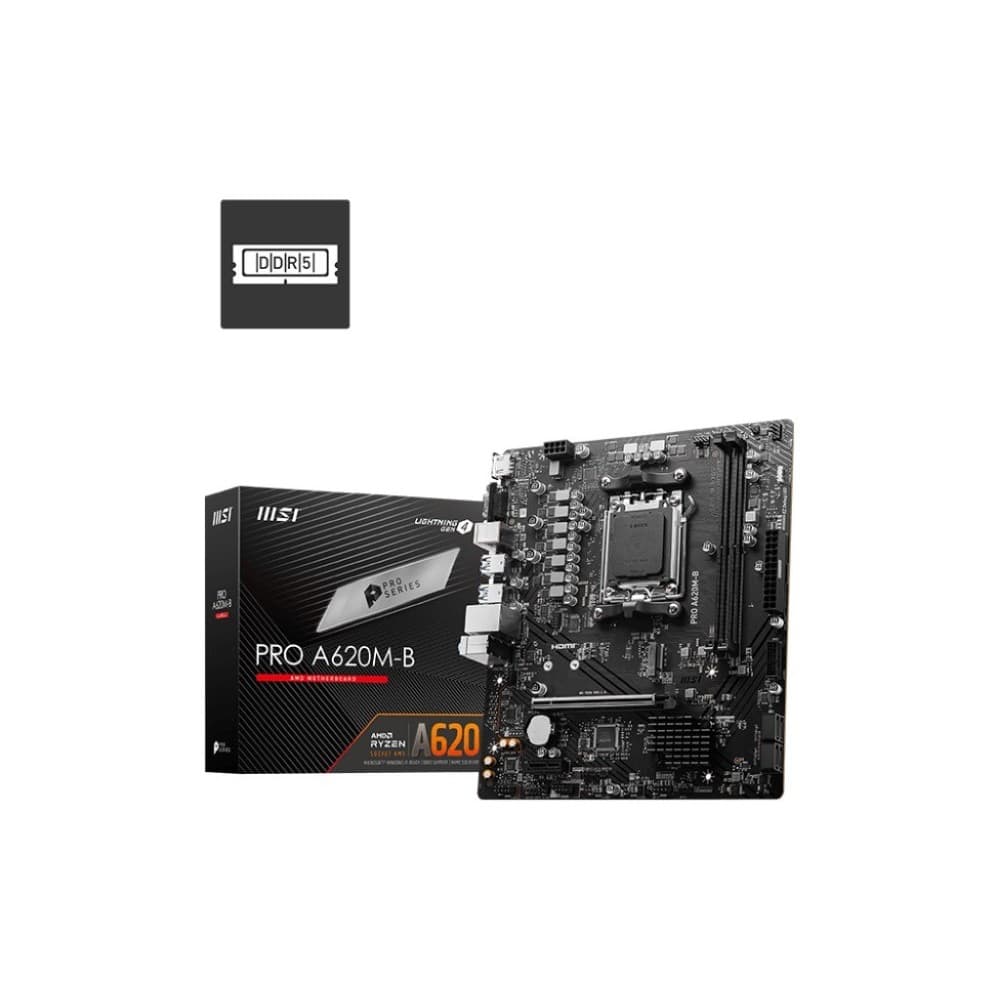 MSI PRO A620M-B AMD AM5 Micro-ATX Motherboard