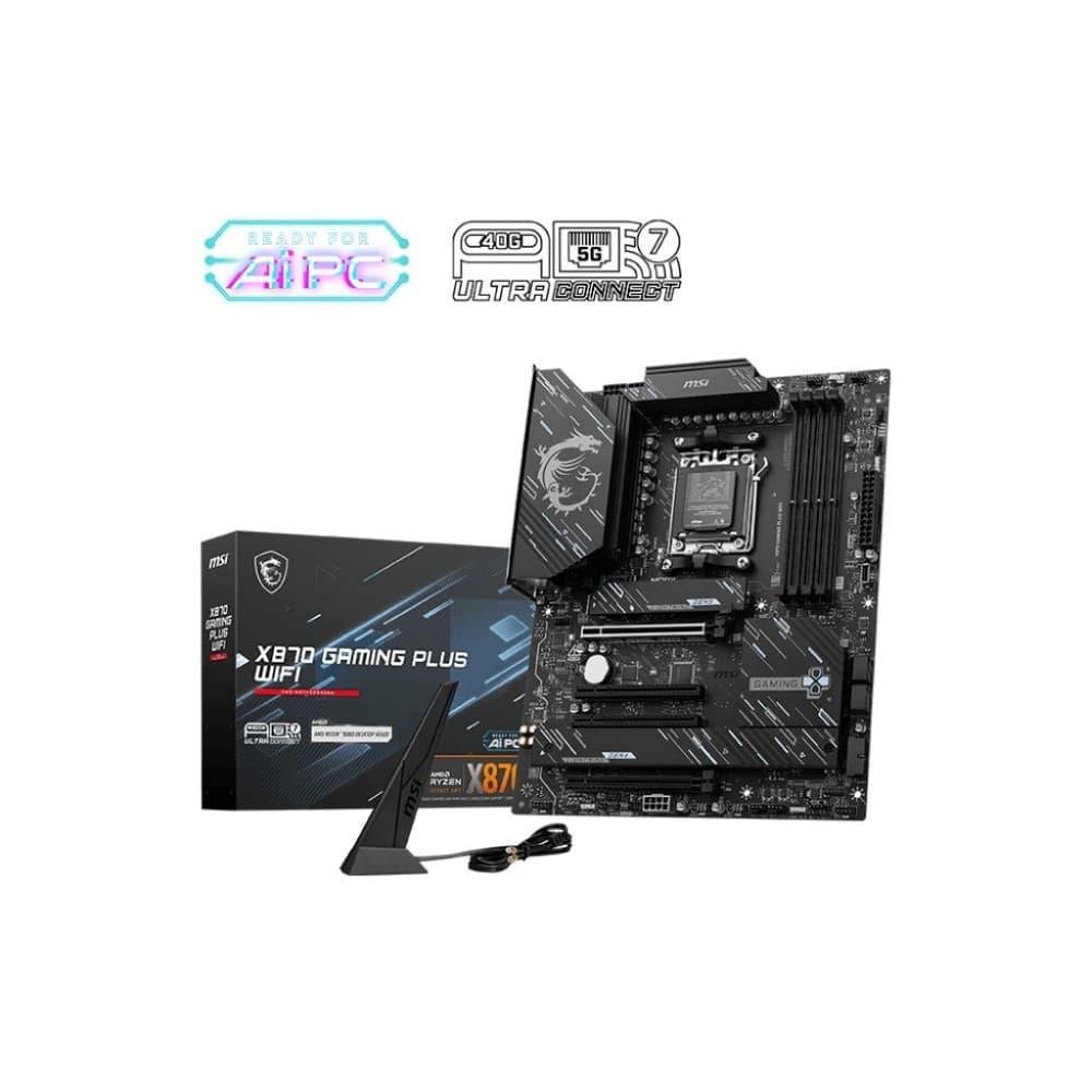 MSI X870 GAMING PLUS WIFI AMD AM5 ATX Motherboard