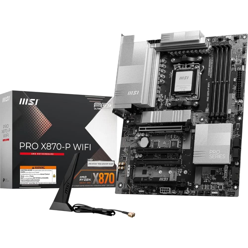 MSI PRO X870-P WIFI AMD AM5 ATX Motherboard