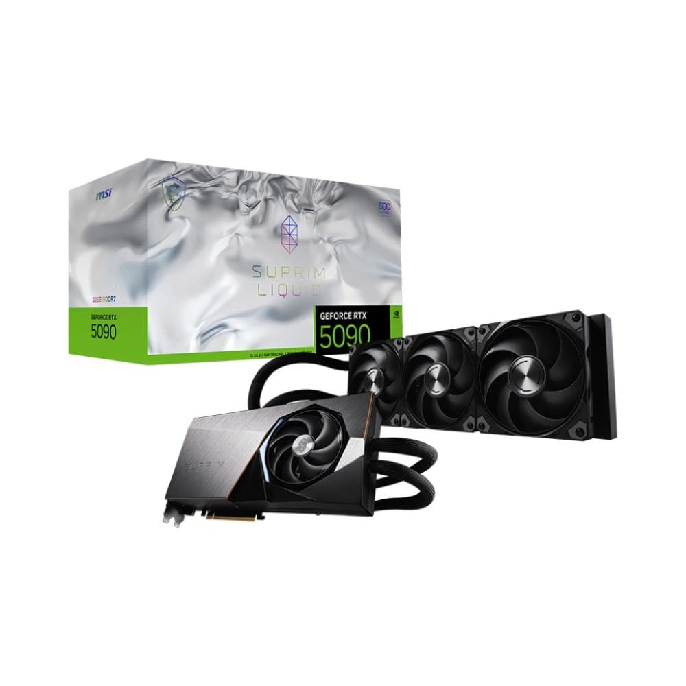 MSI GeForce RTX 5090 SUPRIM LIQUID SOC 32Gb GDDR7 PCIe 5.0 x16 32GB 512-bit PCI Express 5.0 x16 GPU