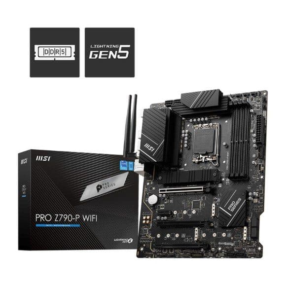MSI PRO Z790-P WIFI DDR5 Intel LGA 1700 ATX Motherboard