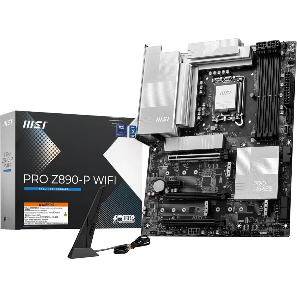 MSI PRO Z890-P WiFi ATX DDR5 Intel LGA 1851 Motherboard